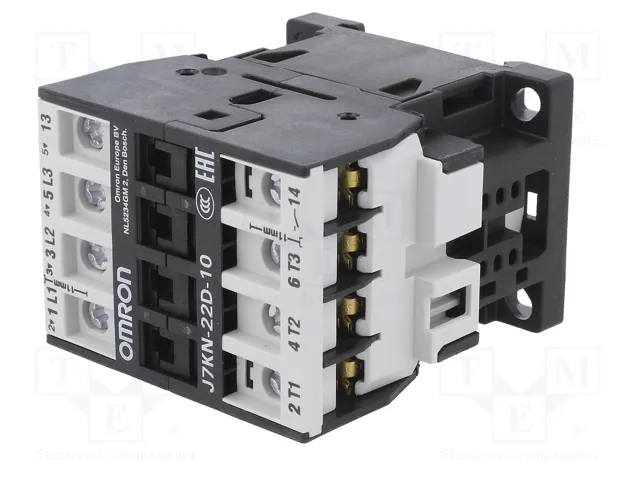 OMRON Contactor J7KN 3-polar 22A 230VAC