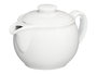 Vessia Tetera de Porcelana 700 ml, Color Blanco, Dimensiones 18.5x11x11 cm (Set de 16)
