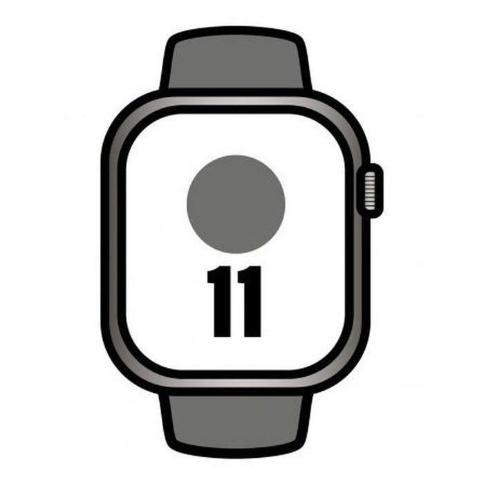 Apple Watch Series 11 GPS + Cellular 46mm Titanio Natural y Correa Sport Gris Piedra M/L