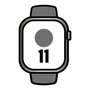 Apple Watch Series 11 GPS + Cellular 46mm Titanio Natural y Correa Sport Gris Piedra M/L