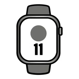Apple Watch Series 11 GPS/Cellular 46mm Titanio Natural Correa Deportiva Gris Piedra MFCX4QL/A