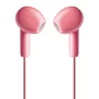NGS CROSS FLIP Auriculares Alámbricos Intraurales con Micrófono y Botón Multifunción para Llamadas y Música, Control de Volumen, Cable 1.2m, Color Rosa, Conector Jack 3.5mm