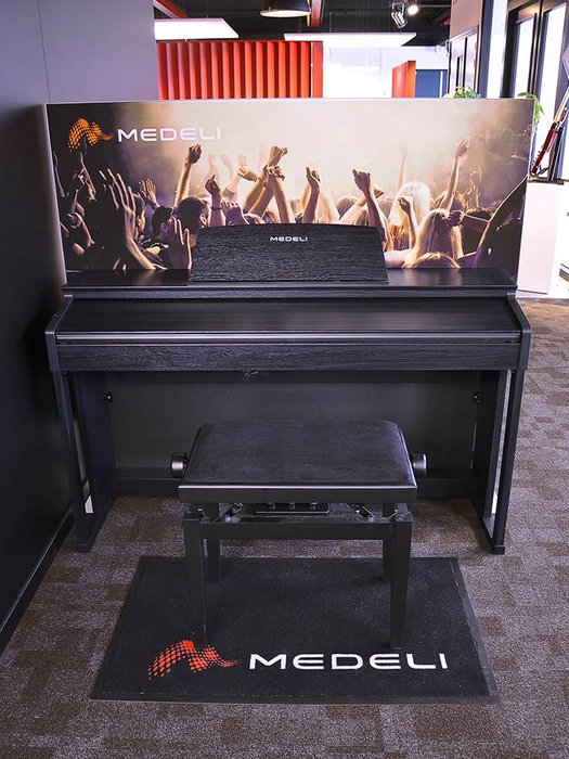 Medeli Marco de Aluminio MPW-02 con 2 pantallas de tela