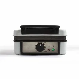 Livoo DOP206 Gofrera con Termostato Regulable, 1200W, 2 Gofres, Superficie 14,5 x 17,5 cm, Antiadherente, Indicadores Luminosos