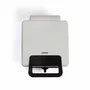 Livoo DOP206 Gofrera con Termostato Regulable, 1200W, 2 Gofres, Superficie 14,5 x 17,5 cm, Antiadherente, Indicadores Luminosos