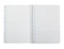 Liderpapel Cuaderno espiral Pautaguía A5, Tapa Dura, 80 Hojas, Papel 90gr, Cuadro Pautado 5mm, Rojo