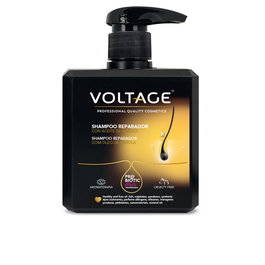 Voltage Cosmetics PREBIOTIC HAIR TECHNOLOGY Champú Reparador con Aceite de Marula - 500 ml, Sin Sulfatos, Cruelty Free, Vegano