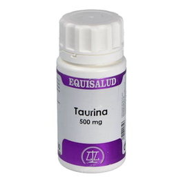 EQUISALUD L-Taurina 50 Cápsulas | Protector Cardiovascular, Detoxificante, Anticonvulsivante y Relajante
