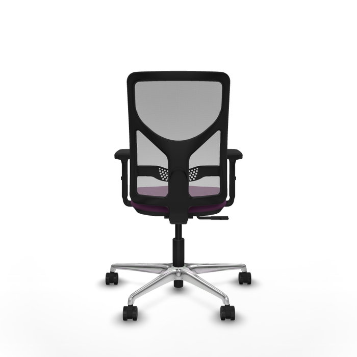 PIQUERAS Y CRESPO Silla de oficina Motilla con mecanismo Sincro, Morada y Gris