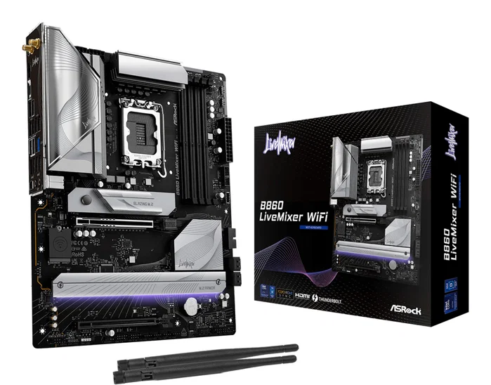 ASRock B860 LiveMixer WiFi LGA 1851 ATX DDR5