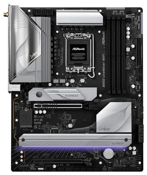 ASRock B860 LiveMixer WiFi LGA 1851 ATX DDR5