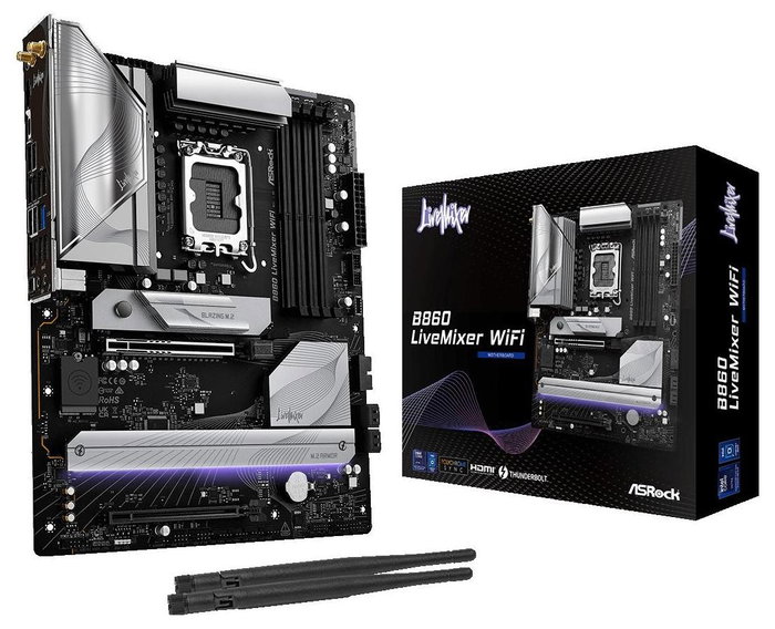 ASRock B860 LiveMixer WiFi LGA 1851 ATX DDR5
