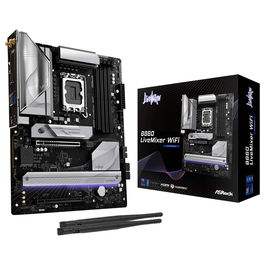ASRock LGA1851 B860 LiveMixer WiFi Placa Base Intel Core Ultra DDR5-SDRAM ATX