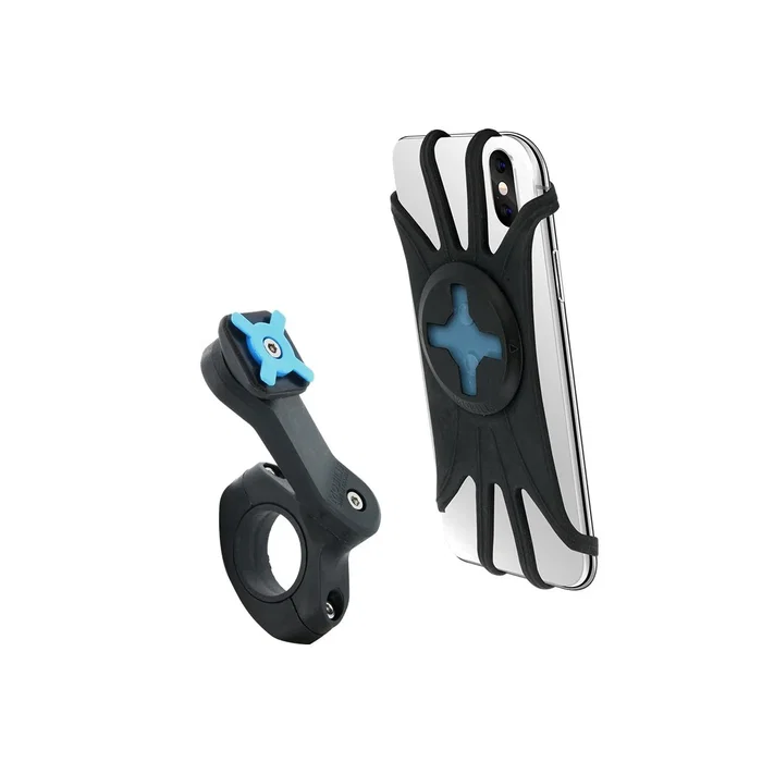 Mobilis 044026 Soporte Pasivo para Smartphone en Bicicleta, Patinete, Motocicleta o Scooter Negro