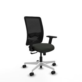 PIQUERAS Y CRESPO Silla de oficina Zulema con mecanismo Sincro, Negro