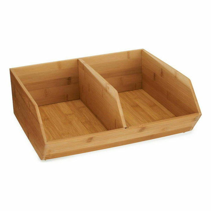 Caja Organizadora Apilable Kinvara JWKW-5152 (2) Marrón Bambú 34,5 x 13 x 31 cm (6 Unidades) Caja Organizadora Apilable Kinvara JWKW-5152 (2) Marrón Bambú 34,5 x 13 x 31 cm (6 Unidades)
