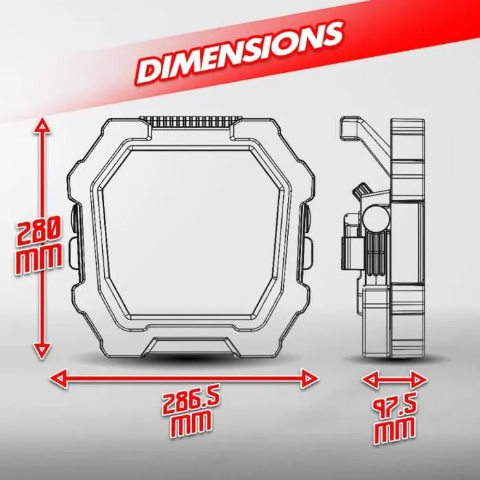 I-Watts Proyector LED I-SPC40-4300SMD 40W 4300 Lúmenes
