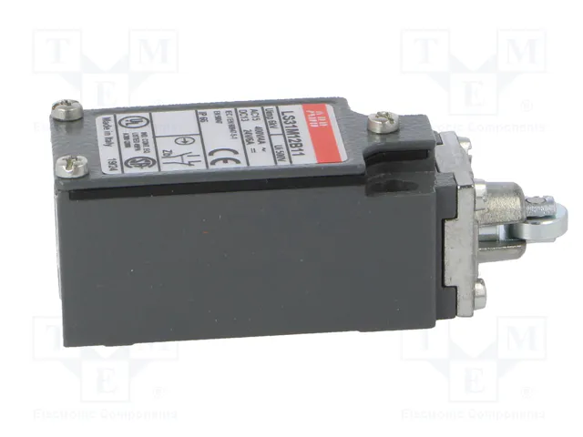 ABB Interruptor de fin de carrera con roldana metálica Ø12mm NO+NC