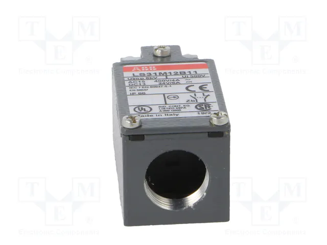 ABB Interruptor de fin de carrera con roldana metálica Ø12mm NO+NC
