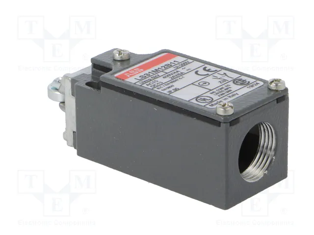ABB Interruptor de fin de carrera con roldana metálica Ø12mm NO+NC