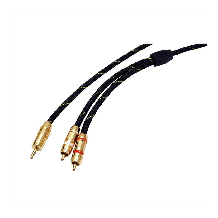 ROLINE Cable de Audio 3,5 mm Estéreo a 2 x RCA, 5 m