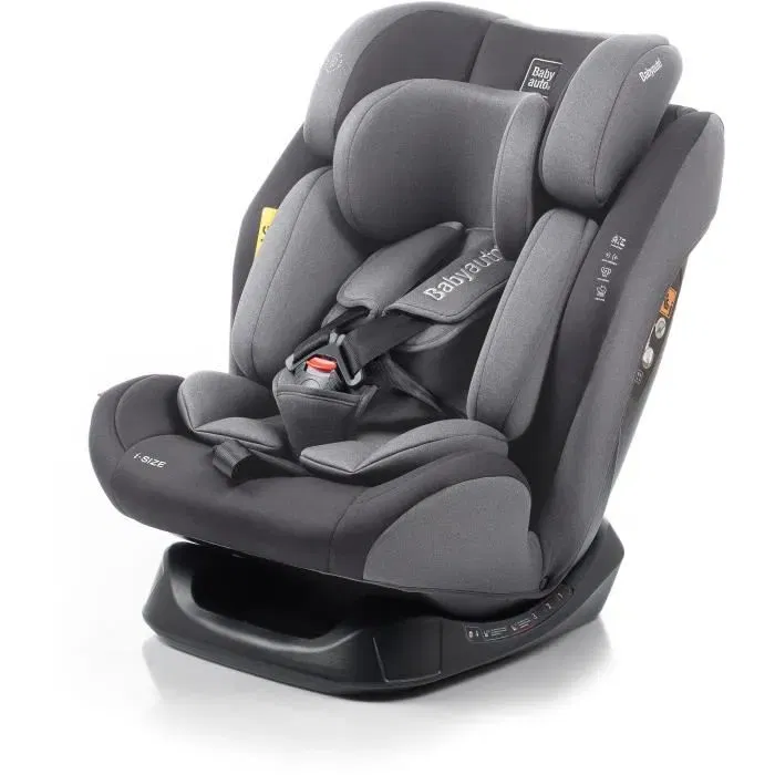 Babyauto BAB8435593703489 Silla de Coche Grupo 0/1/2/3 I-Size 40-150 cm Reclinable Reductor Gris