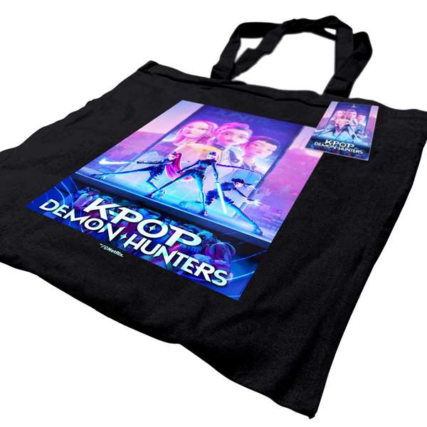 Pyramid International Bolso de Mano Totebag K-Pop Demon Hunters Negra Pyramid International Bolso de Mano Totebag K-Pop Demon Hunters Negra