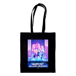 Pyramid International Bolso Tote Las Guerreras K-pop Demon Hunters Negra