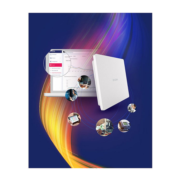 D-Link DAP-X3060OU Punto de Acceso Exterior Wi-Fi 6 AX3000 IP68