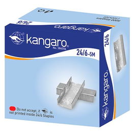 Kangaro Grapas 24/6 Caja con 5000 Unidades