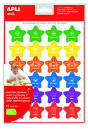 Apli Bolsa Gomets Temática Removible con Frases Motivacionales - 288 Gomets, 12 Hojas (Ref. 19224)