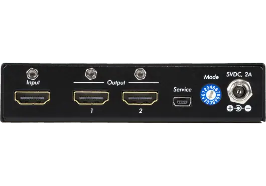 MUXLAB Distribuidor HDMI 1X2 4K/60Hz con Alimentación Externa