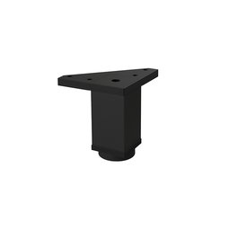 HERRAJES ALK Pata Aluminio Modelo Laos Negro H80 Set de 4