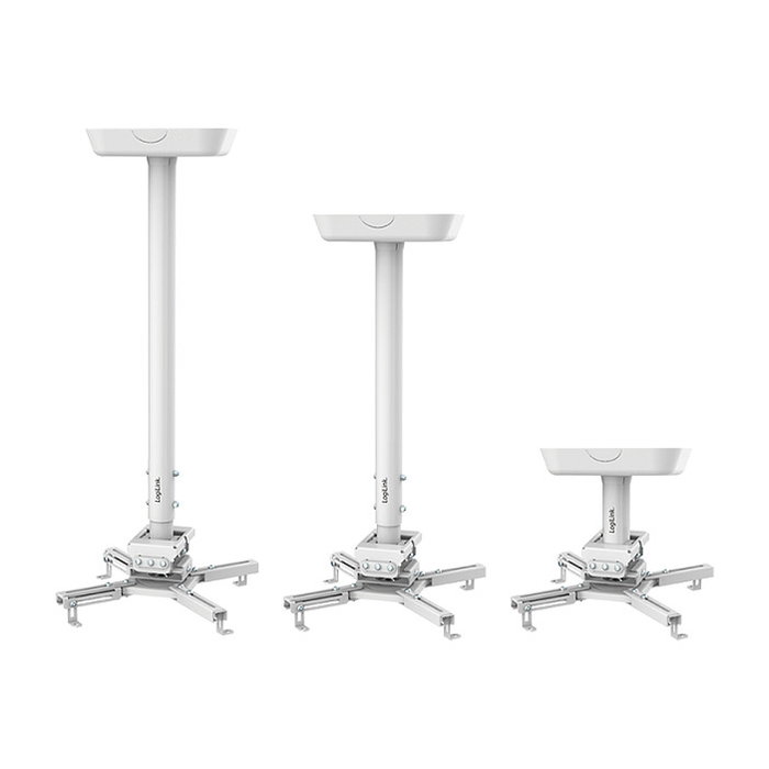 LogiLink Soporte de techo para proyectores 35kg Blanco