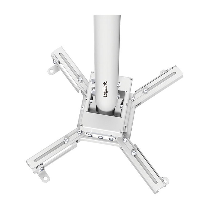 LogiLink Soporte de techo para proyectores 35kg Blanco