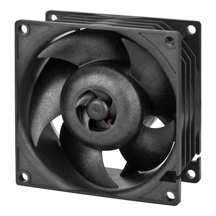 ARCTIC S8038-10K Ventilador 80x80x25mm 80mm PWM Rodamiento de Bolas Doble Doble Hilera Negro