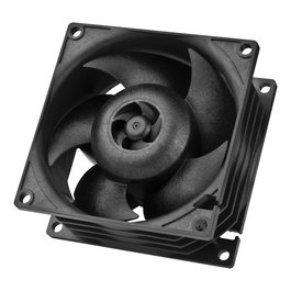 ARCTIC S8038-10K Ventilador 80x80x25mm 80mm PWM Rodamiento de Bolas Doble Doble Hilera Negro