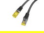 Lanberg Cable Red Latiguillo Cat. 6A S/FTP 50 cm Negro