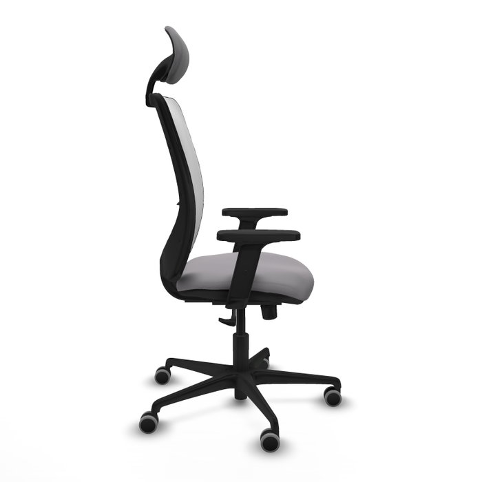 PIQUERAS Y CRESPO Silla de oficina Zulema Gris y Blanco PIQUERAS Y CRESPO Silla de oficina Zulema Gris y Blanco