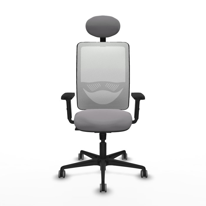 PIQUERAS Y CRESPO Silla de oficina Zulema Gris y Blanco PIQUERAS Y CRESPO Silla de oficina Zulema Gris y Blanco