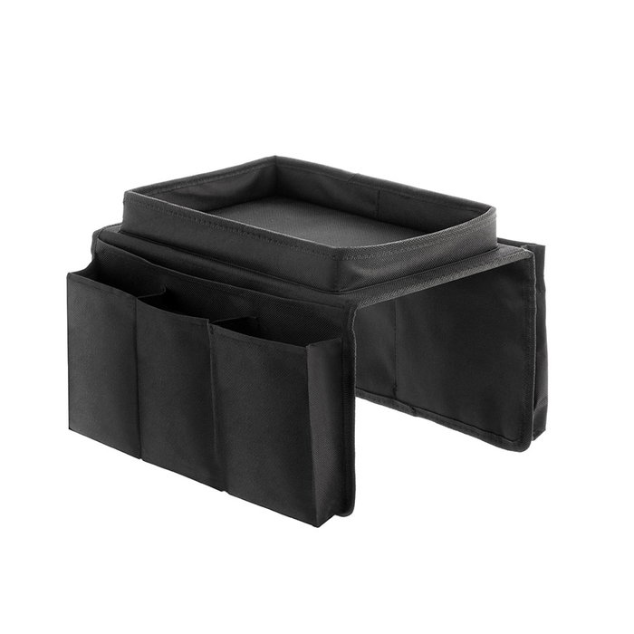 Innovagoods Bandeja para Sofá con Organizador de Mandos V0101223 Negro