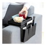 Innovagoods Bandeja para Sofá con Organizador de Mandos V0101223 Negro
