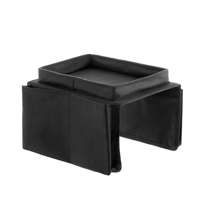 Innovagoods Bandeja para Sofá con Organizador de Mandos V0101223 Negro