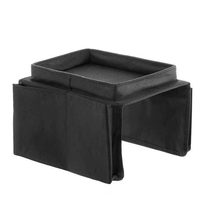 Innovagoods Bandeja para Sofá con Organizador de Mandos V0101223 Negro