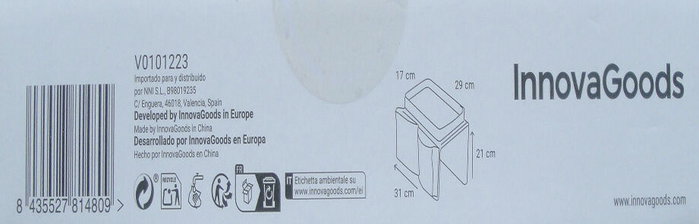 Innovagoods Bandeja para Sofá con Organizador de Mandos V0101223 Negro