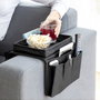 Innovagoods Bandeja para Sofá con Organizador de Mandos V0101223 Negro