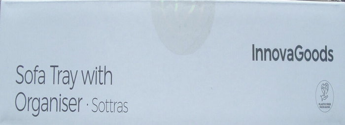Innovagoods Bandeja para Sofá con Organizador de Mandos V0101223 Negro