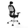 PIQUERAS Y CRESPO Silla de oficina Jorquera Negro y Blanco