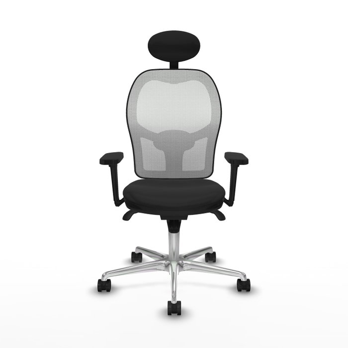 PIQUERAS Y CRESPO Silla de oficina Jorquera Negro y Blanco PIQUERAS Y CRESPO Silla de oficina Jorquera Negro y Blanco