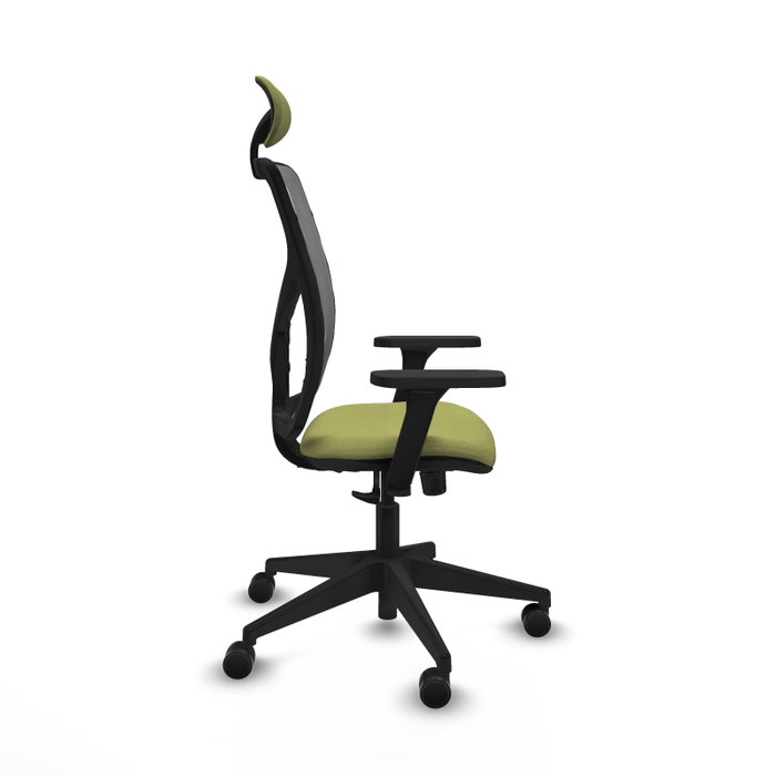 PIQUERAS Y CRESPO Silla de oficina Motilla con mecanismo Sincro, Verde oliva y Gris PIQUERAS Y CRESPO Silla de oficina Motilla con mecanismo Sincro, Verde oliva y Gris